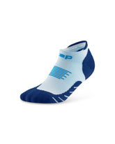 Core Run 5.0 No Show Socks Men - Ice/Blue